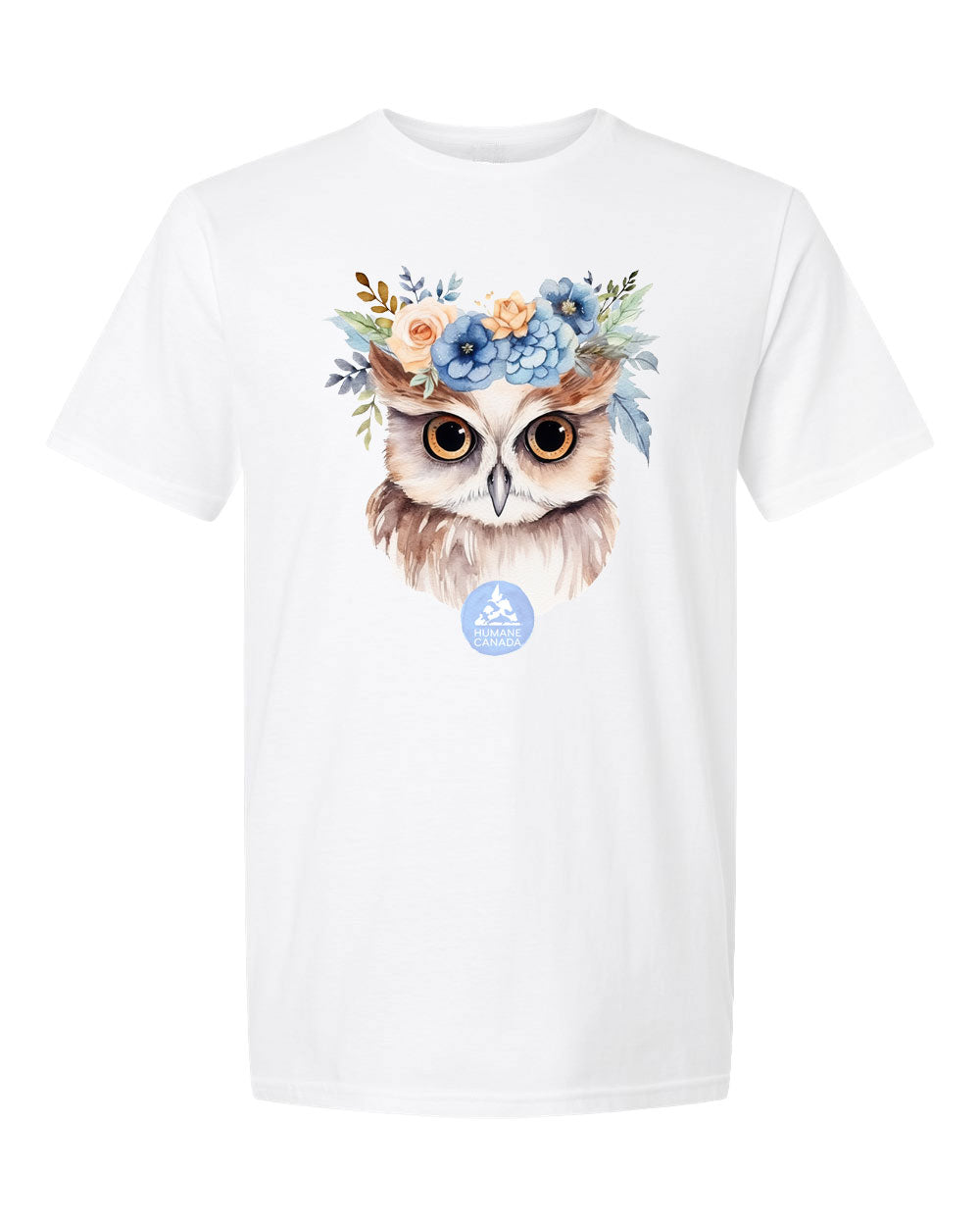 Floral Owl - Crewneck Unisex T-shirt