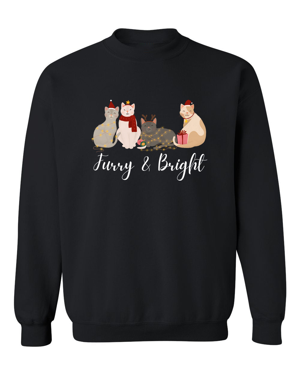 Furry and Bright - Crewneck Sweatshirt
