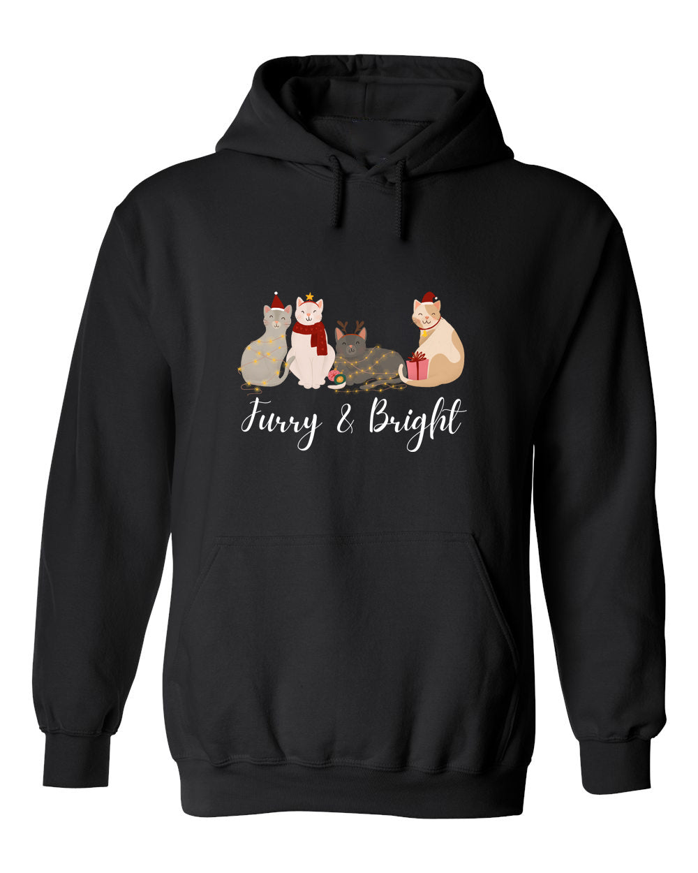 Furry and Bright - Pullover Hoodie