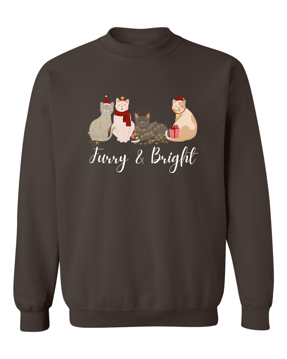 Furry and Bright - Crewneck Sweatshirt