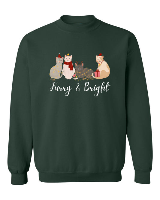 Furry and Bright - Crewneck Sweatshirt