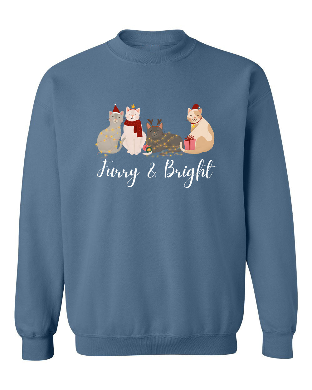 Furry and Bright - Crewneck Sweatshirt