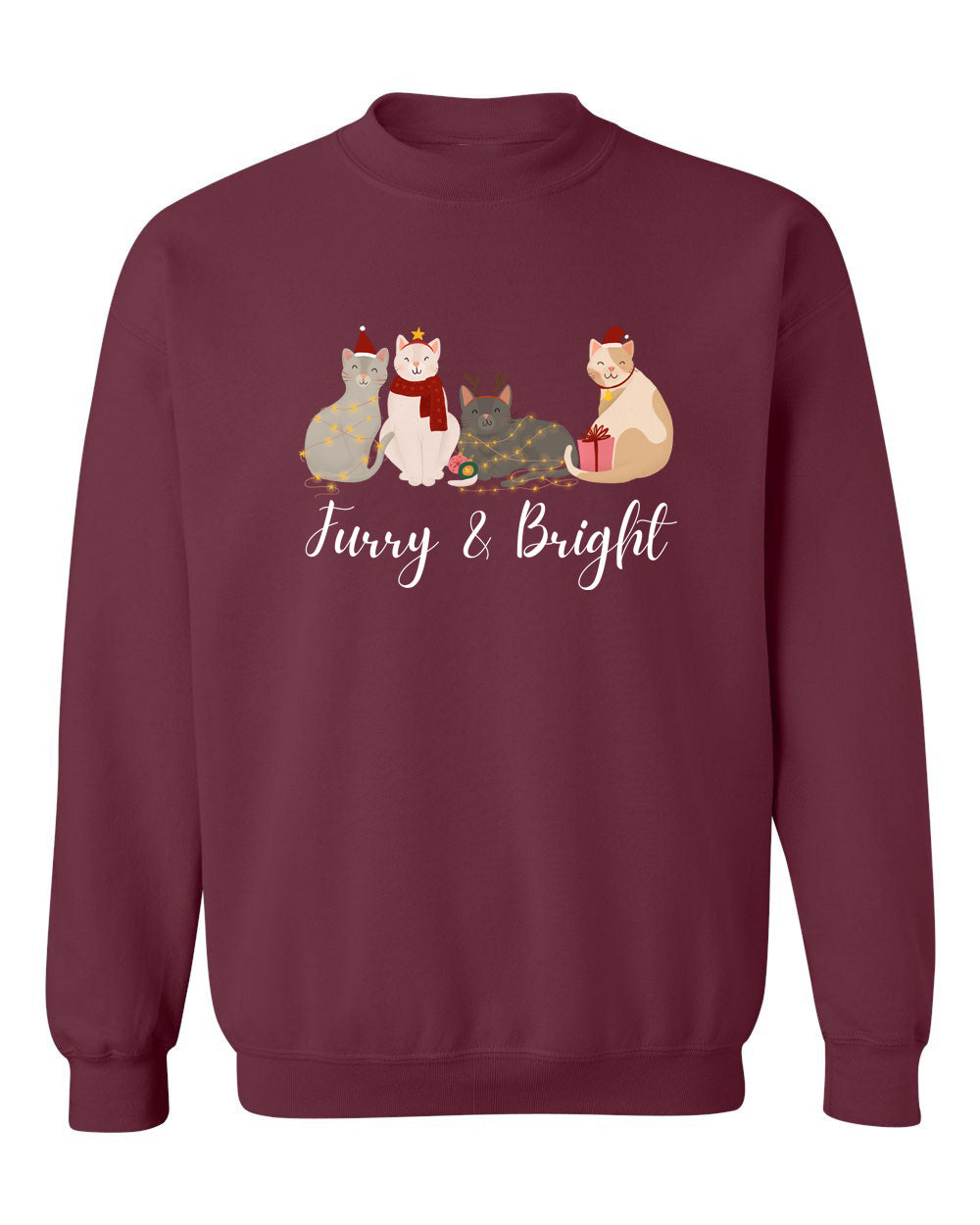 Furry and Bright - Crewneck Sweatshirt