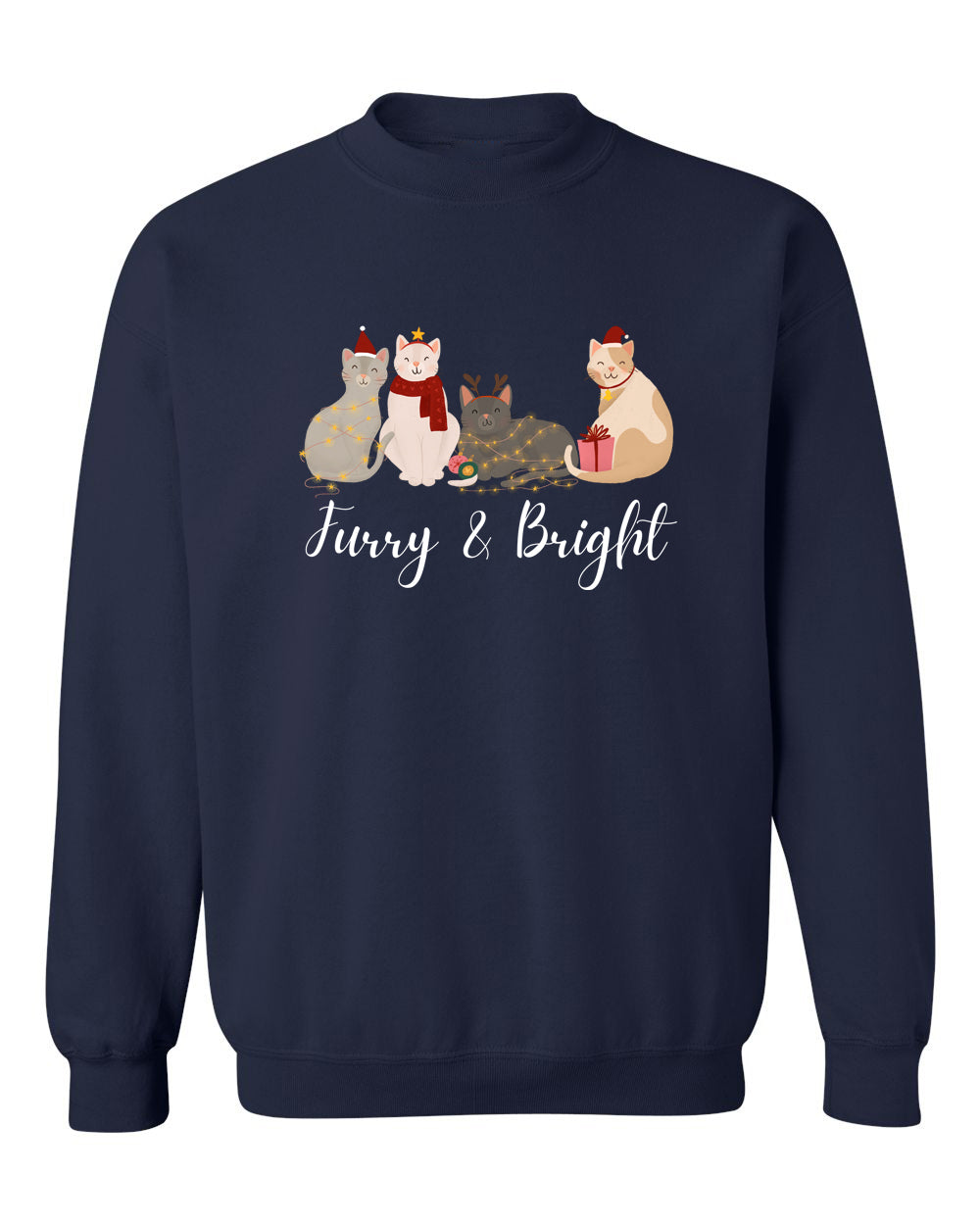 Furry and Bright - Crewneck Sweatshirt