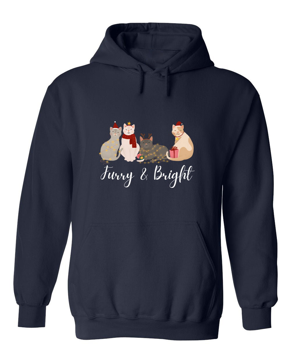 Furry and Bright - Pullover Hoodie