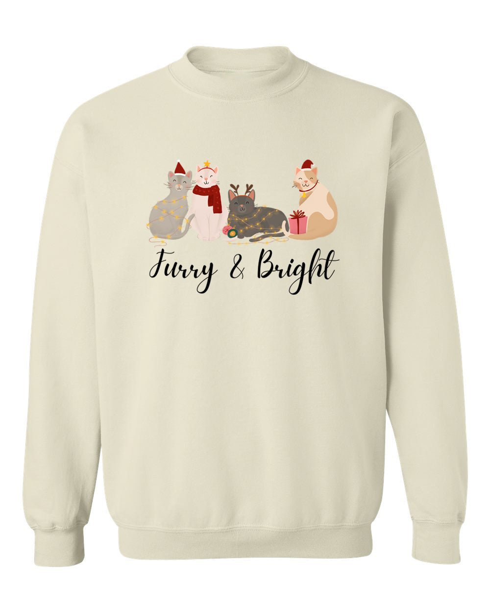 Furry and Bright - Crewneck Sweatshirt