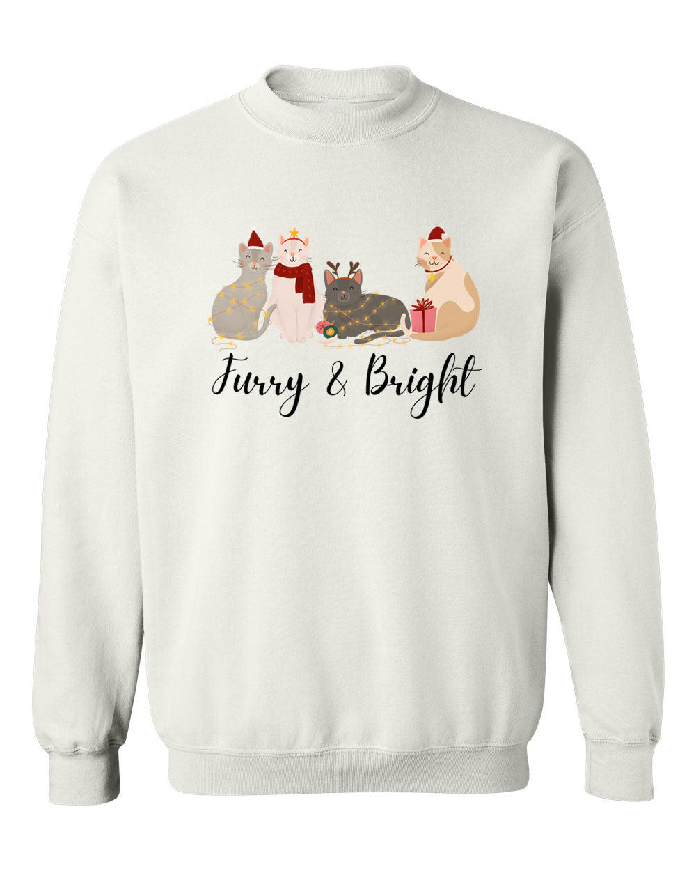 Furry and Bright - Crewneck Sweatshirt
