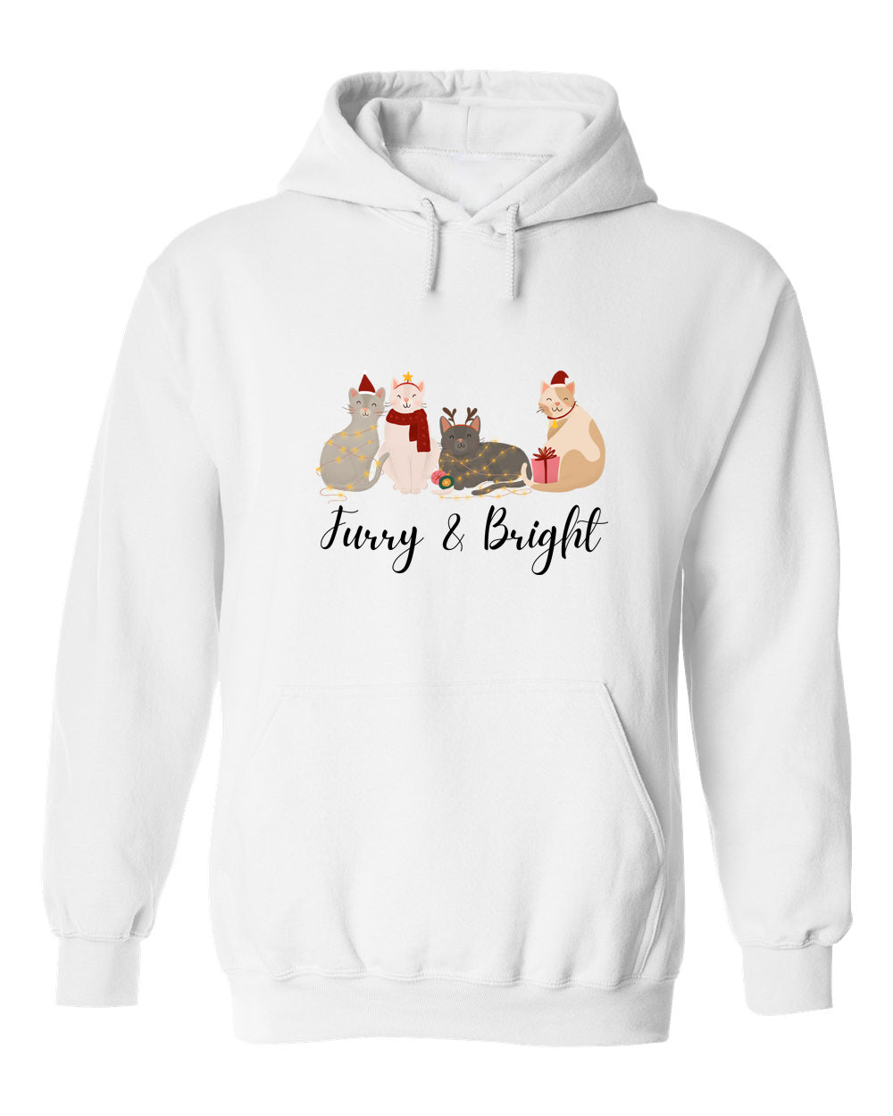 Furry and Bright - Pullover Hoodie
