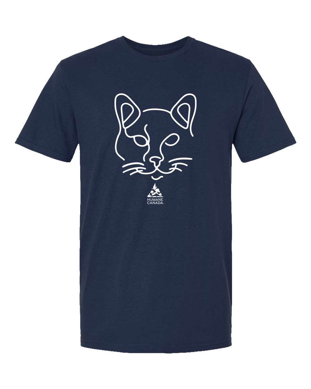 Line Art Cat - Crewneck Unisex T-shirt