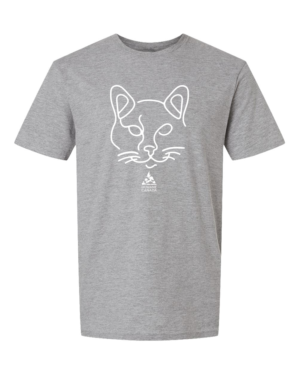 Line Art Cat - Crewneck Unisex T-shirt