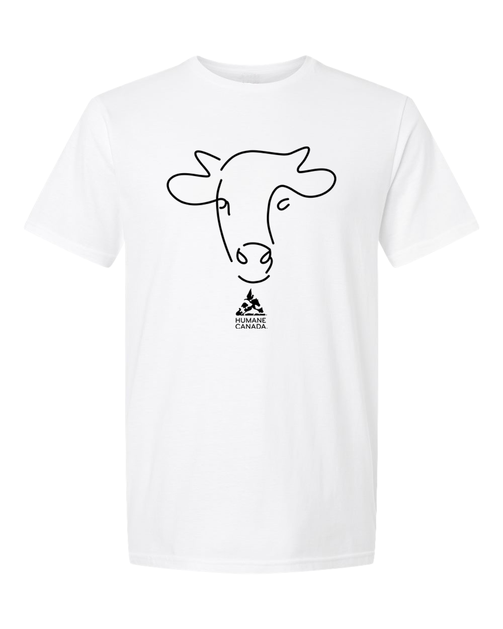 Line Art Cow - Crewneck Unisex T-shirt