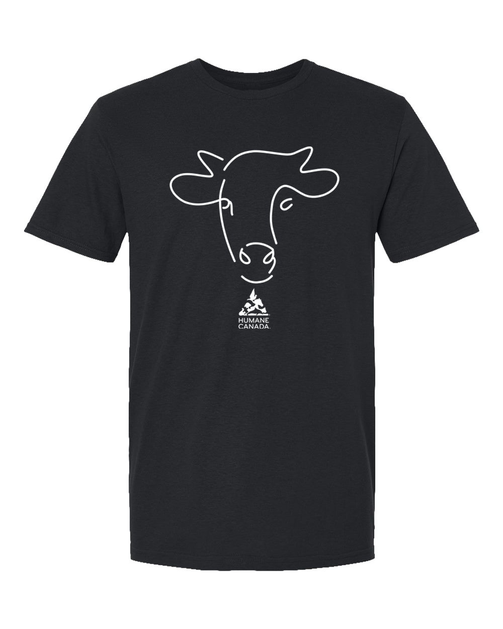 Line Art Cow - Crewneck Unisex T-shirt