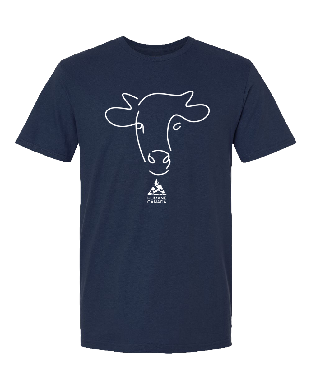 Line Art Cow - Crewneck Unisex T-shirt