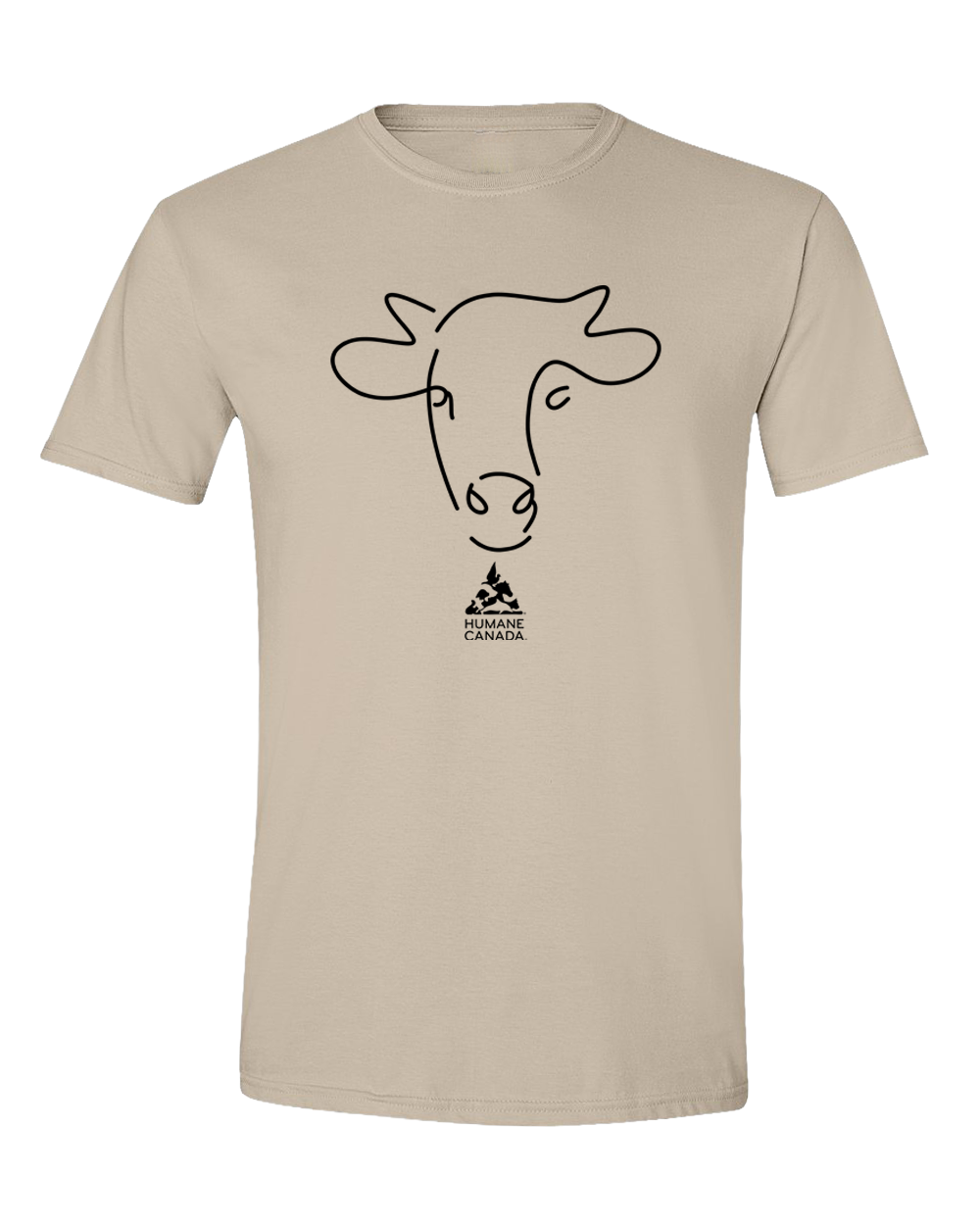 Line Art Cow - Crewneck Unisex T-shirt