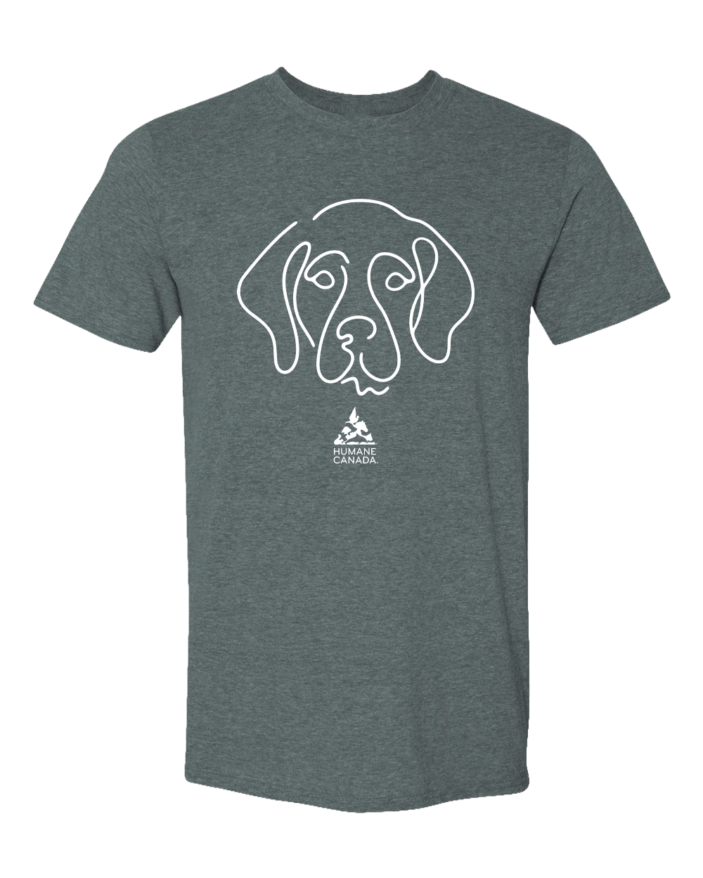 Line Art Hound - Crewneck Unisex T-shirt