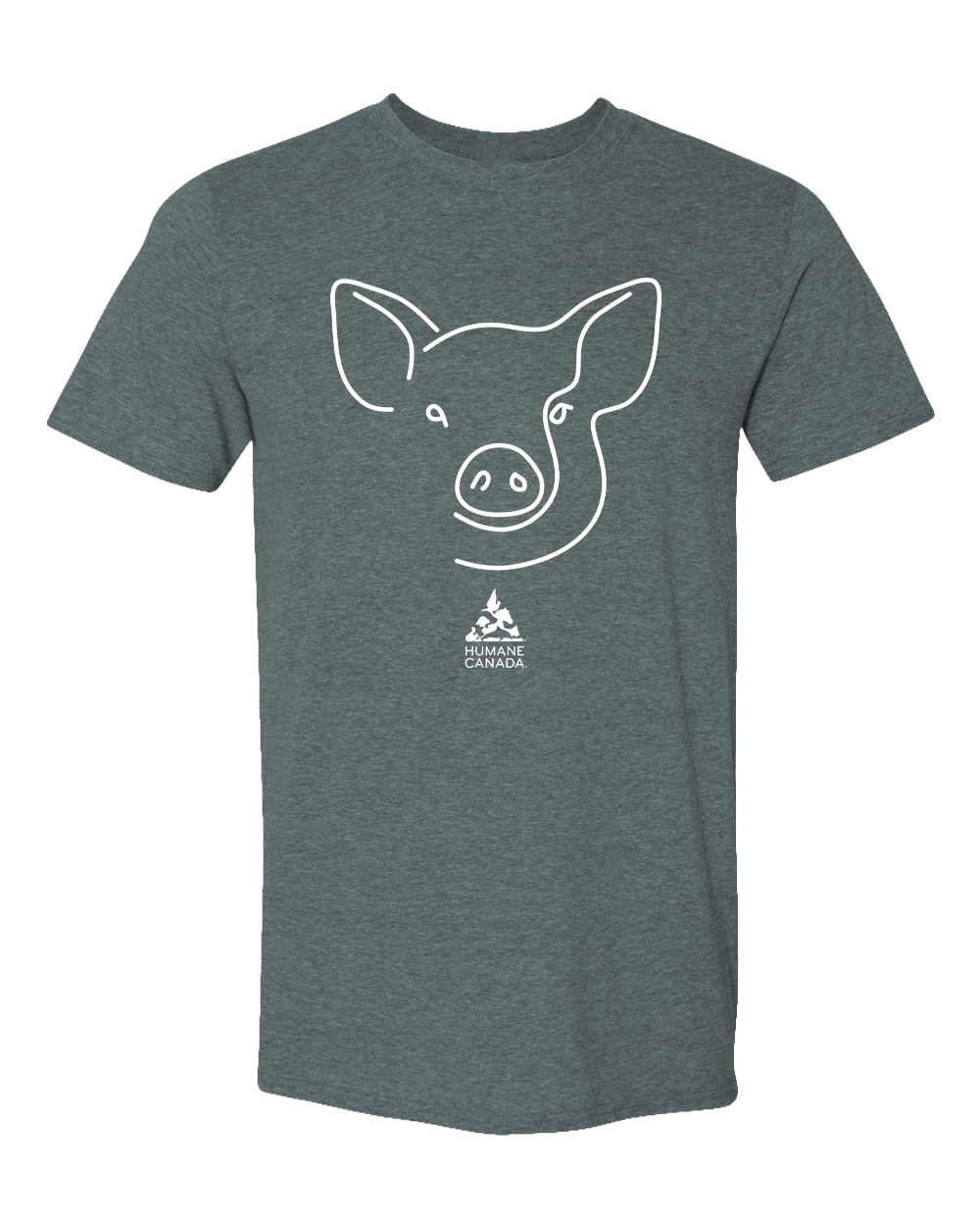 Line Art Pig - Crewneck Unisex T-shirt
