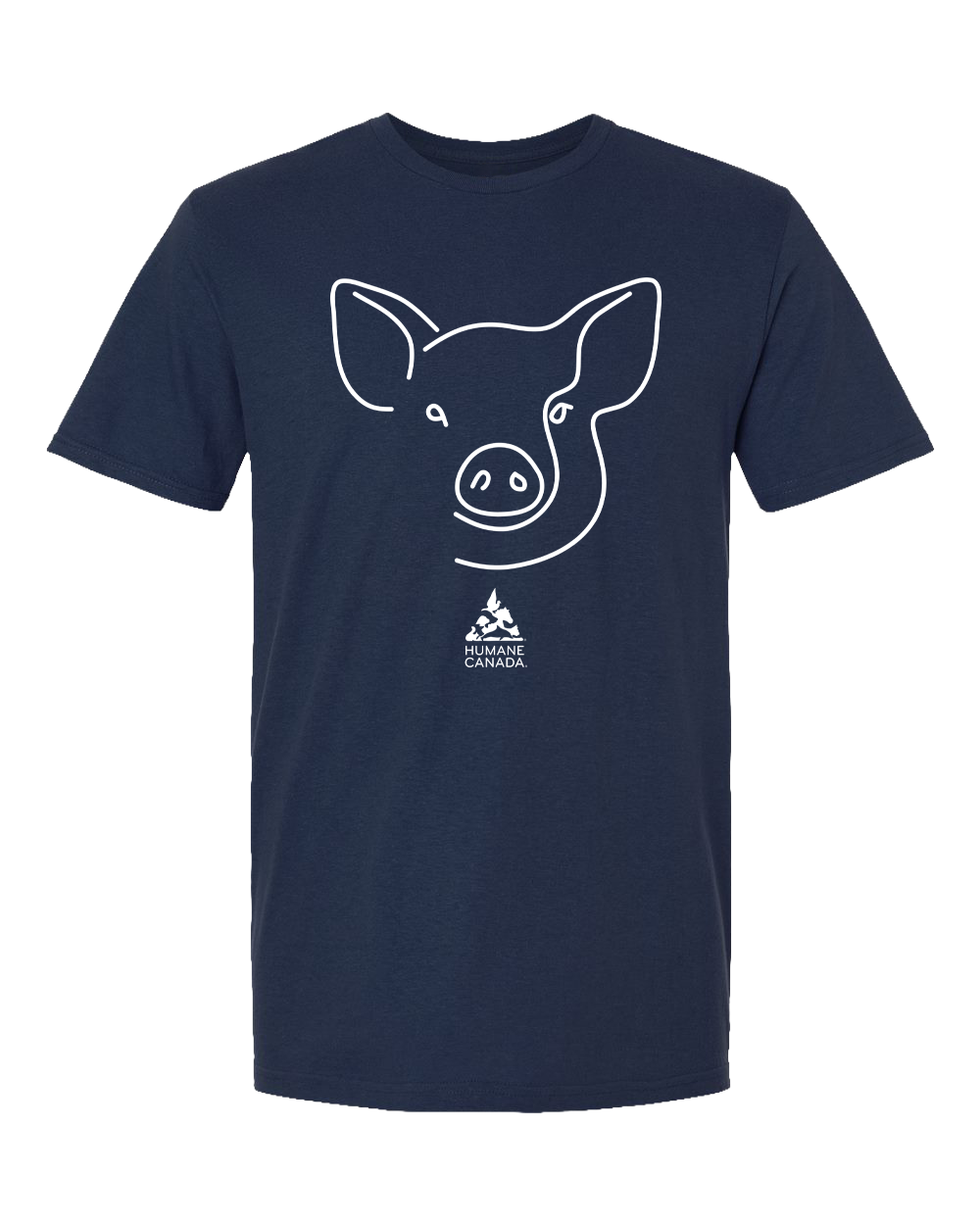 Line Art Pig - Crewneck Unisex T-shirt