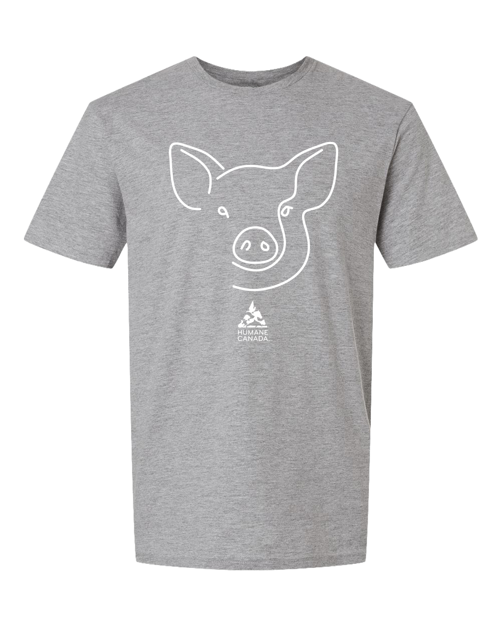 Line Art Pig - Crewneck Unisex T-shirt