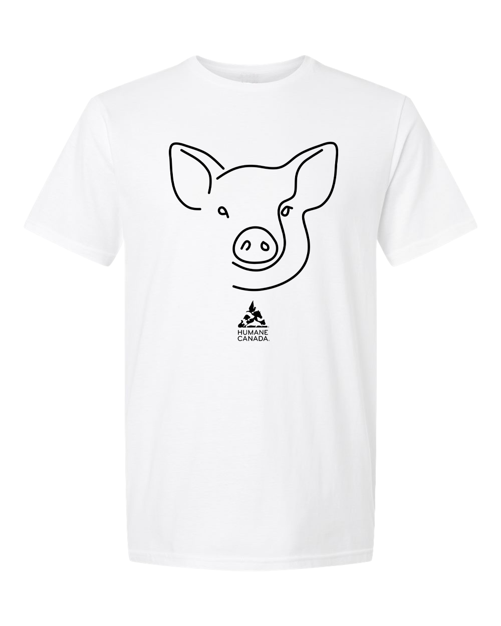 Line Art Pig - Crewneck Unisex T-shirt