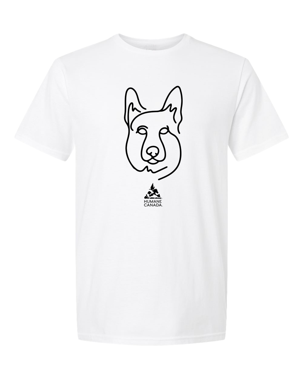Line Art Shepherd - Crewneck Unisex T-shirt