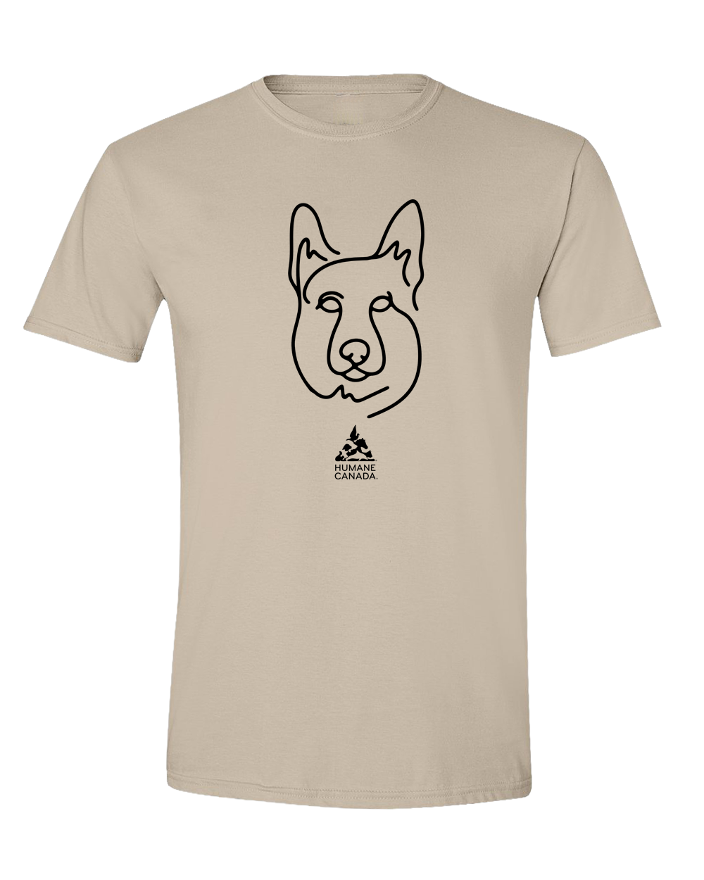 Line Art Shepherd - Crewneck Unisex T-shirt