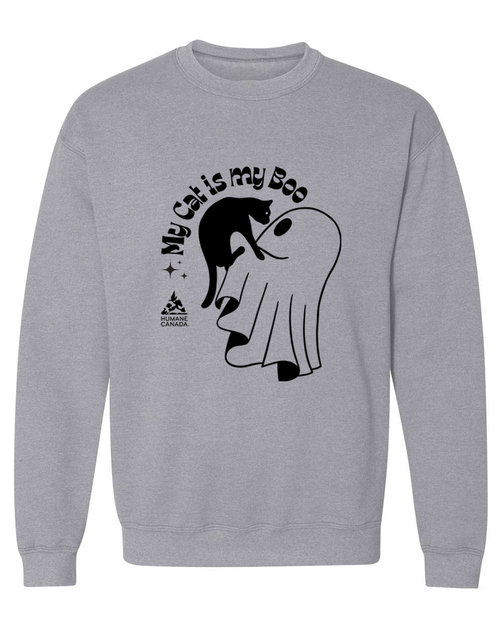 My Cat is My Boo - Crewneck Sweatshirt