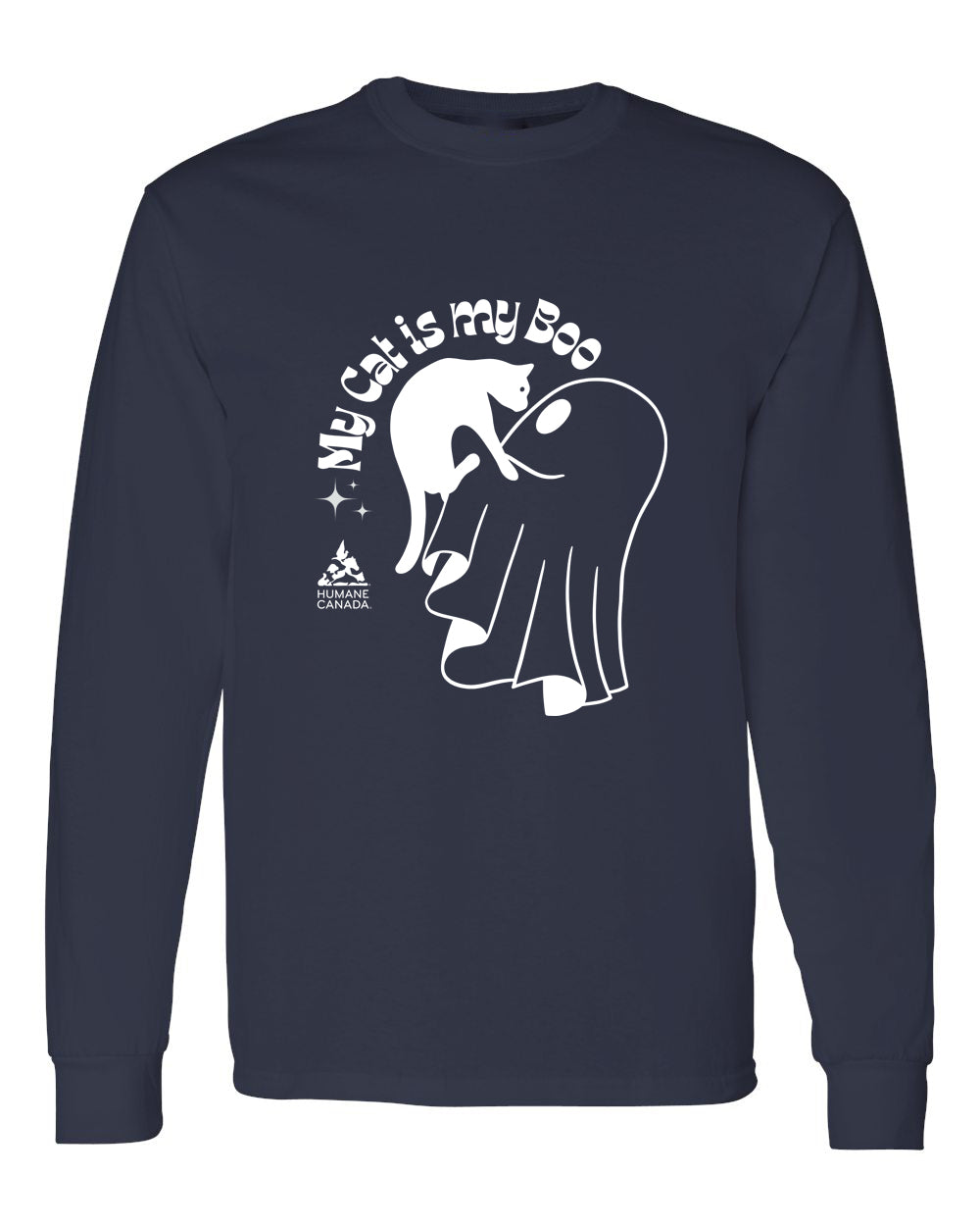 My Cat is My Boo - Long Sleeve T-shirt