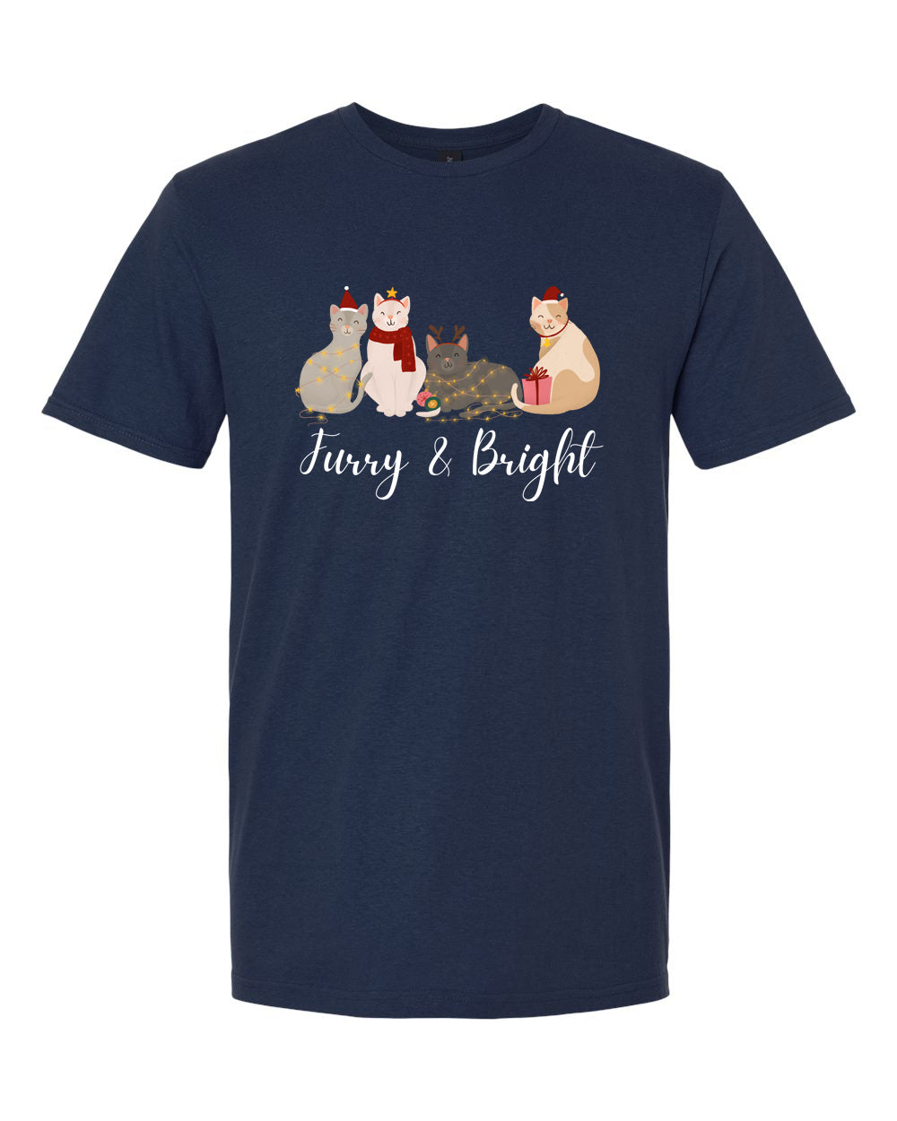 Furry and Bright - Crewneck Unisex T-shirt