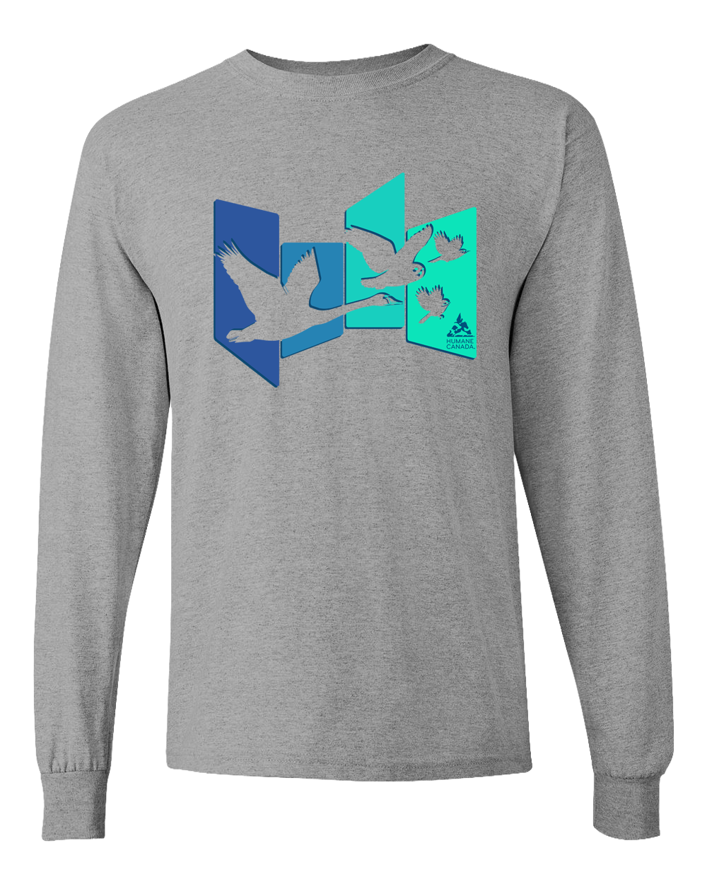 Panel Birds - Long Sleeve T-shirt