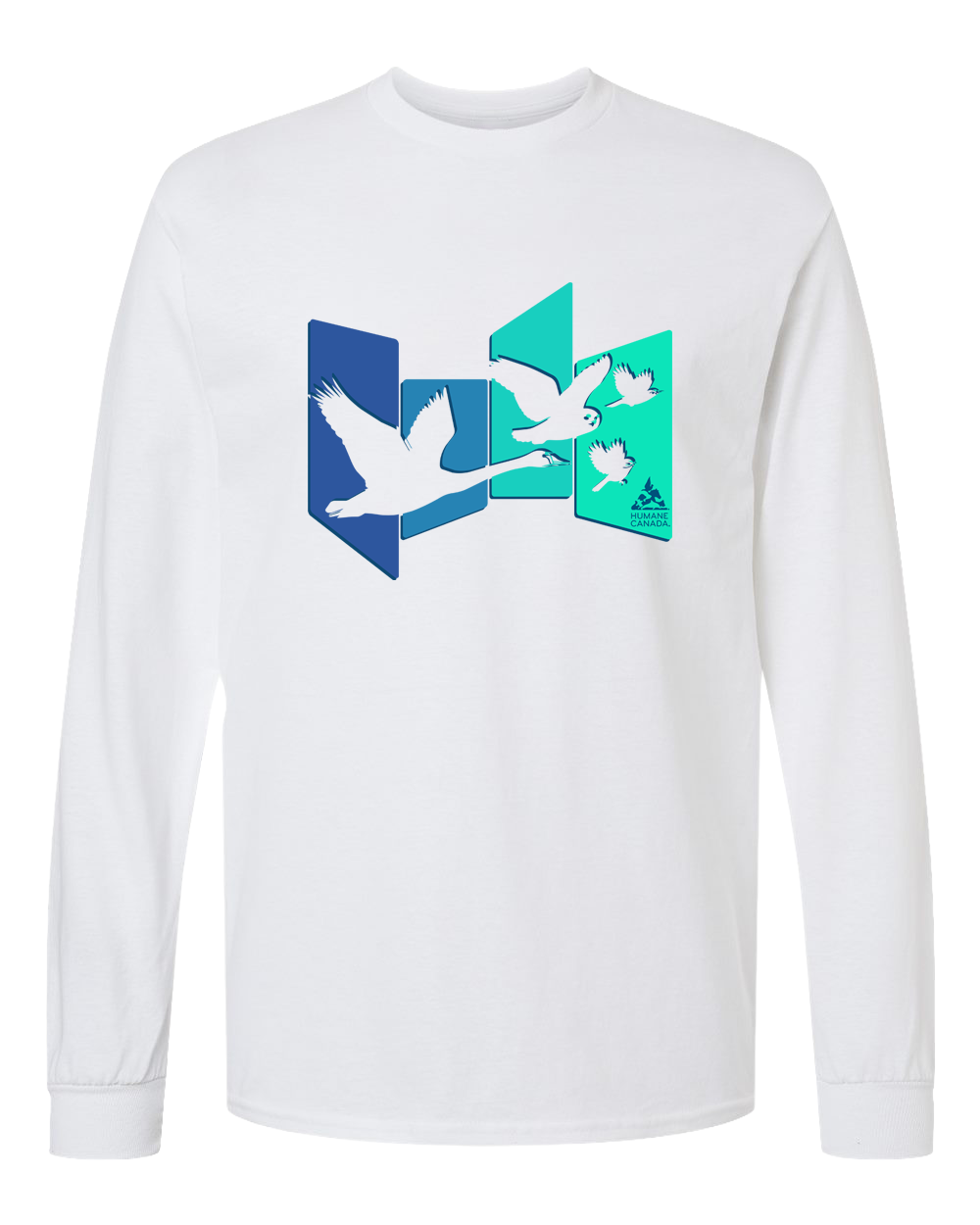 Panel Birds - Long Sleeve T-shirt