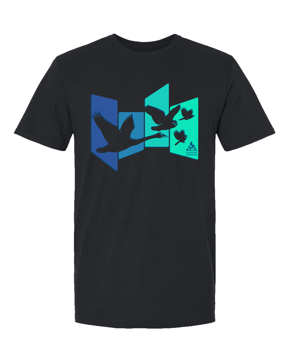Panel Birds - Crewneck Unisex T-shirt