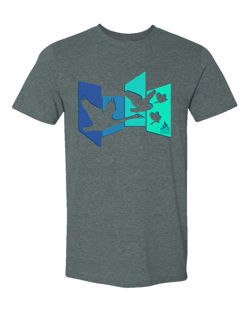 Panel Birds - Crewneck Unisex T-shirt