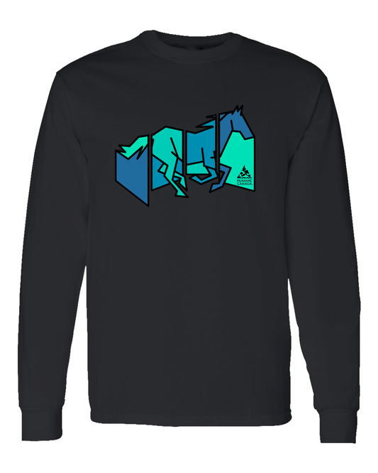 Panel Horse - Long Sleeve T-shirt