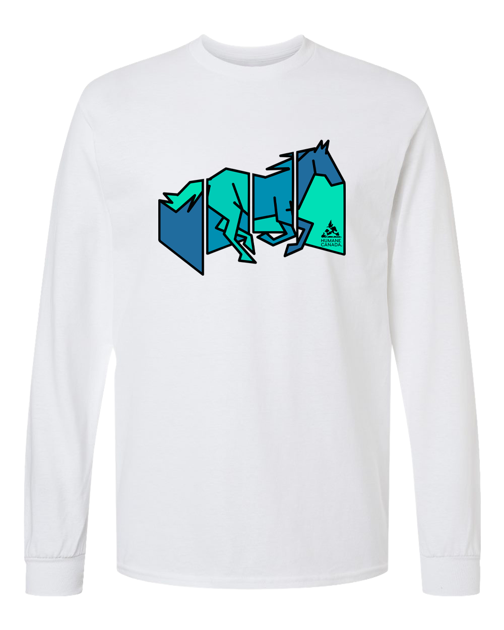 Panel Horse - Long Sleeve T-shirt