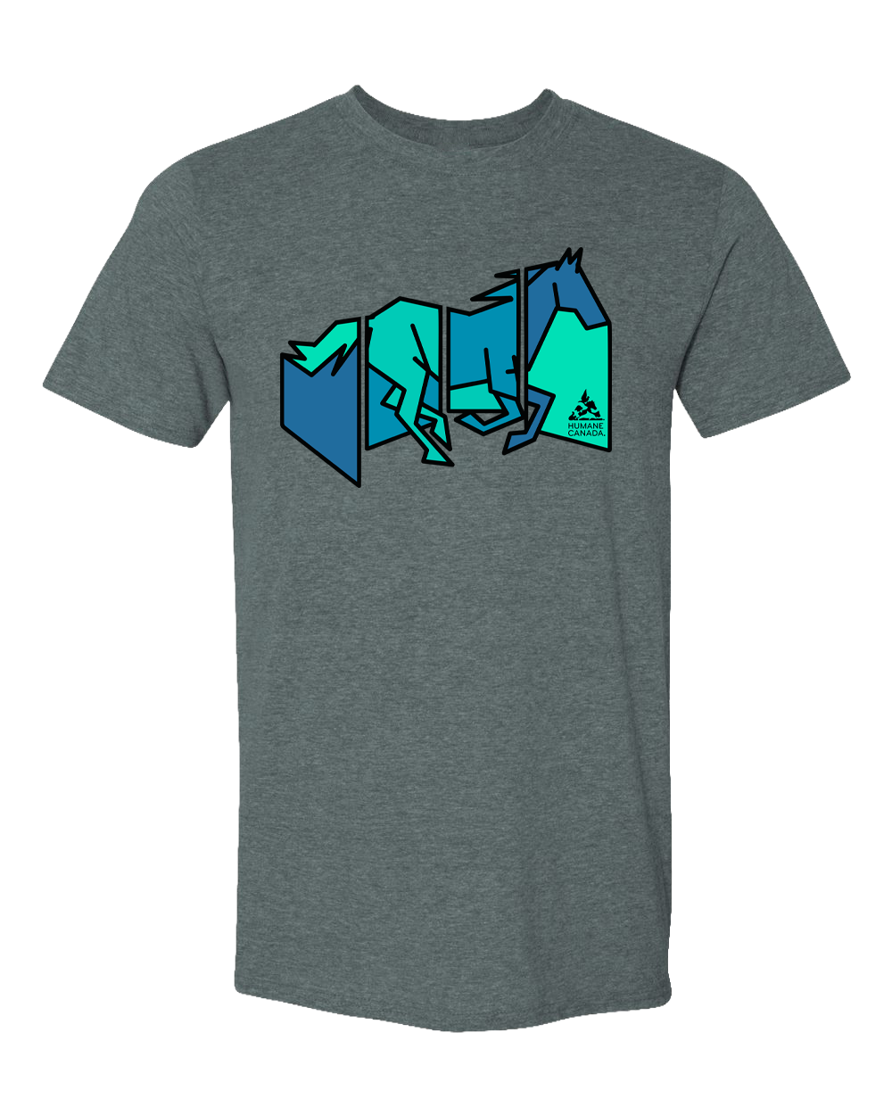 Panel Horse - Crewneck Unisex T-shirt