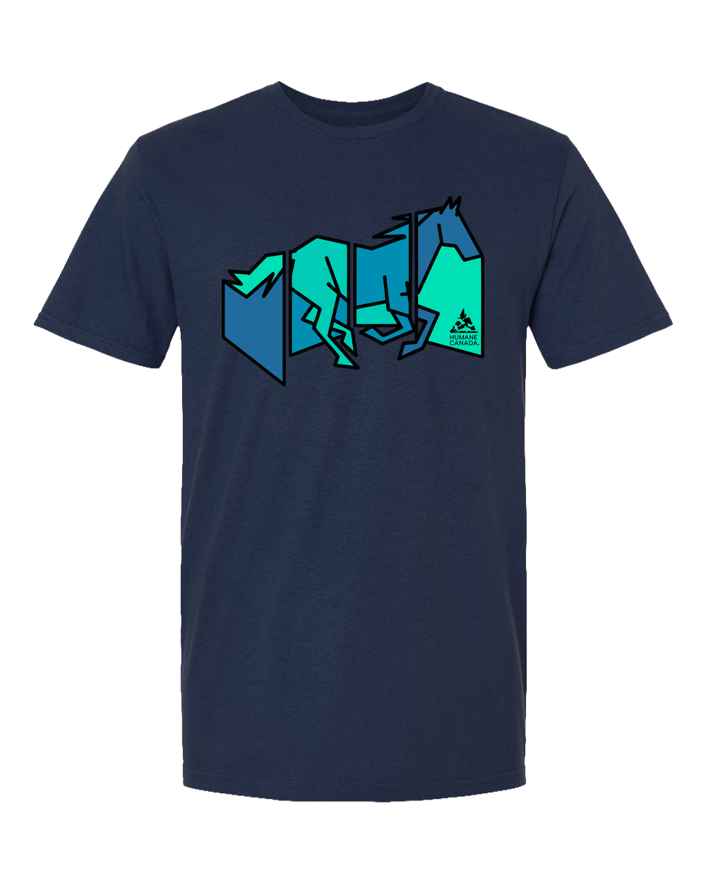 Panel Horse - Crewneck Unisex T-shirt