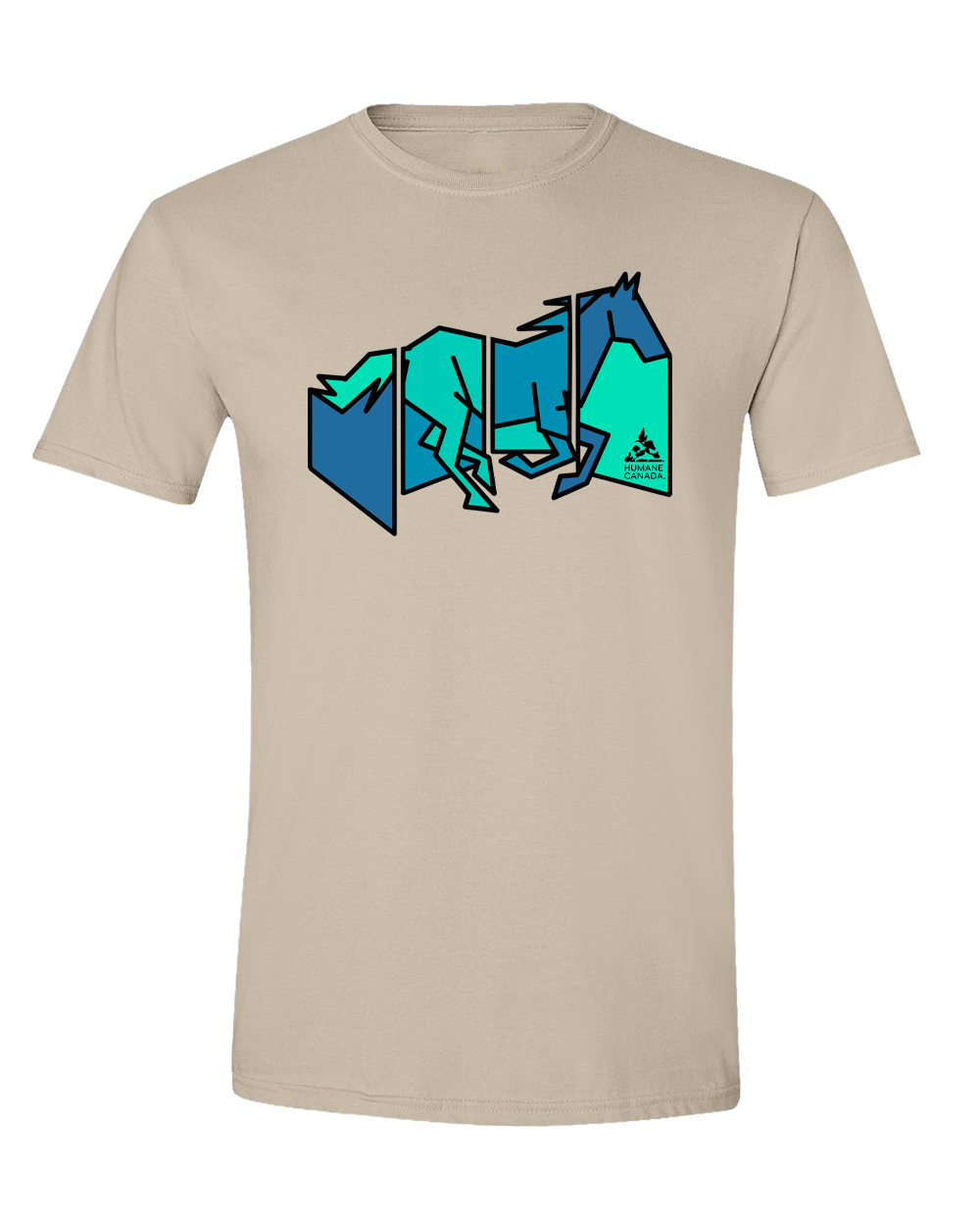 Panel Horse - Crewneck Unisex T-shirt