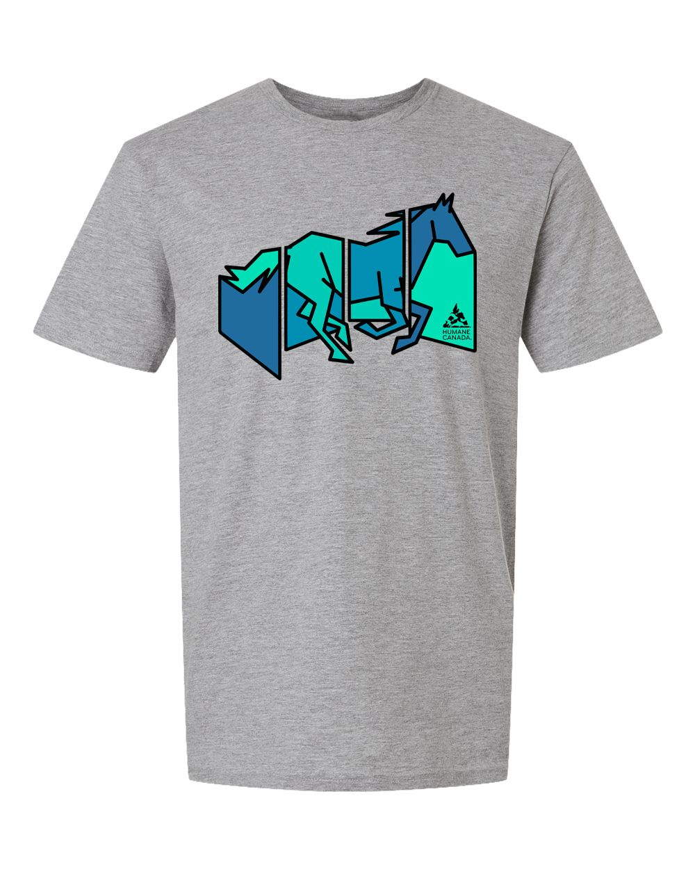 Panel Horse - Crewneck Unisex T-shirt