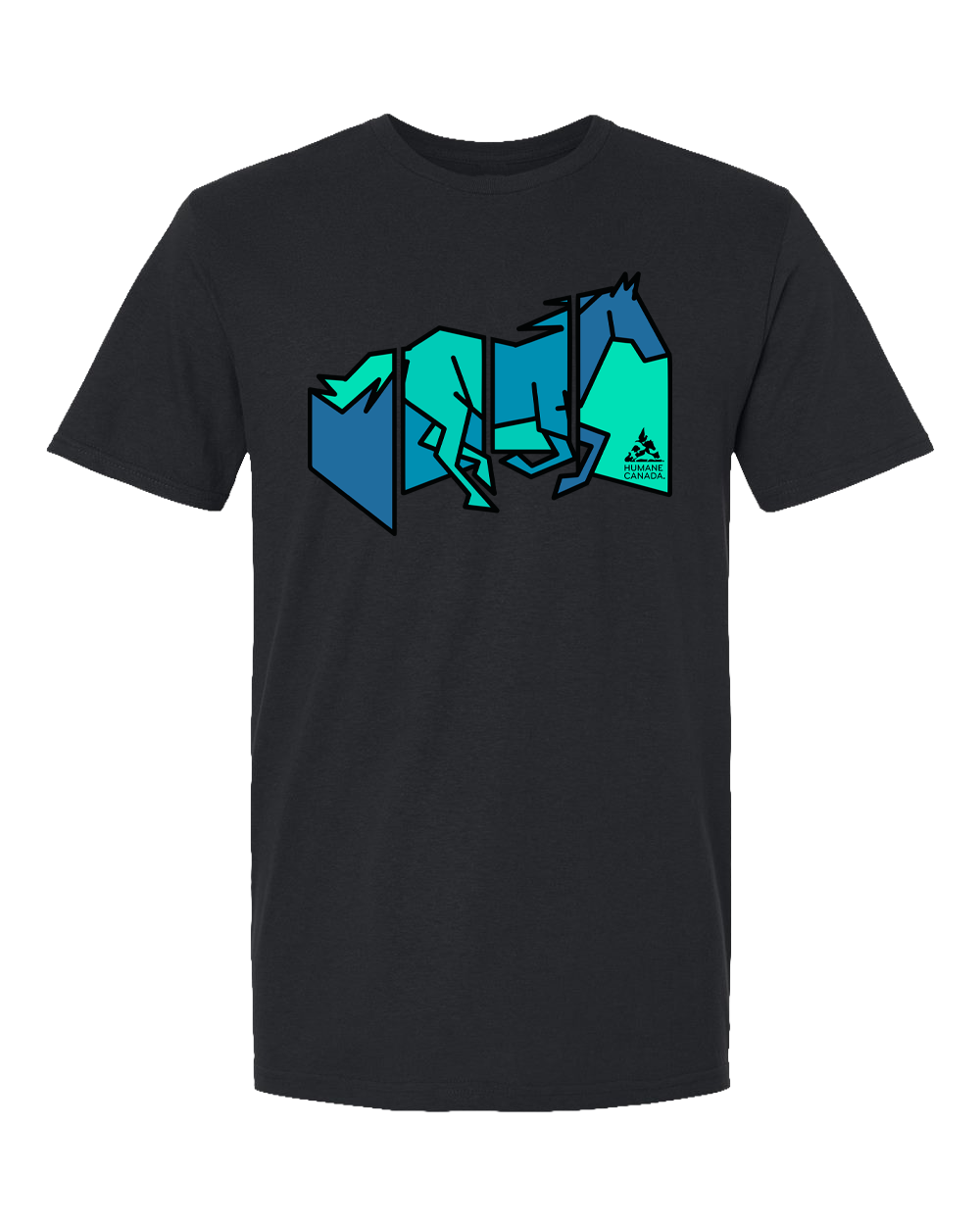Panel Horse - Crewneck Unisex T-shirt