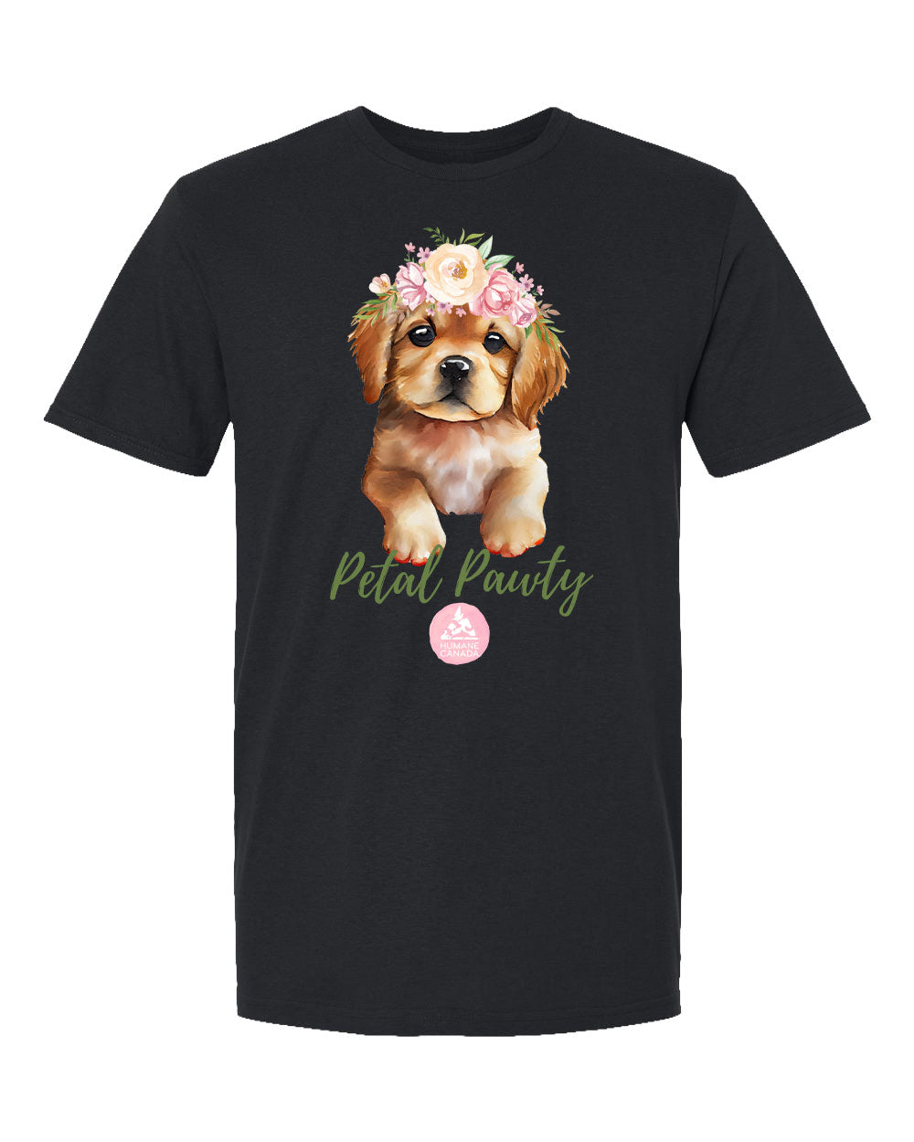 Petal Pawty Puppy - Crewneck Unisex T-shirt