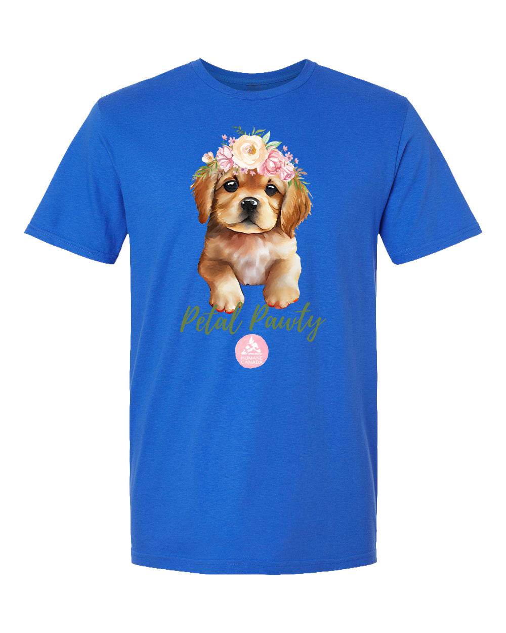 Petal Pawty Puppy - Crewneck Unisex T-shirt