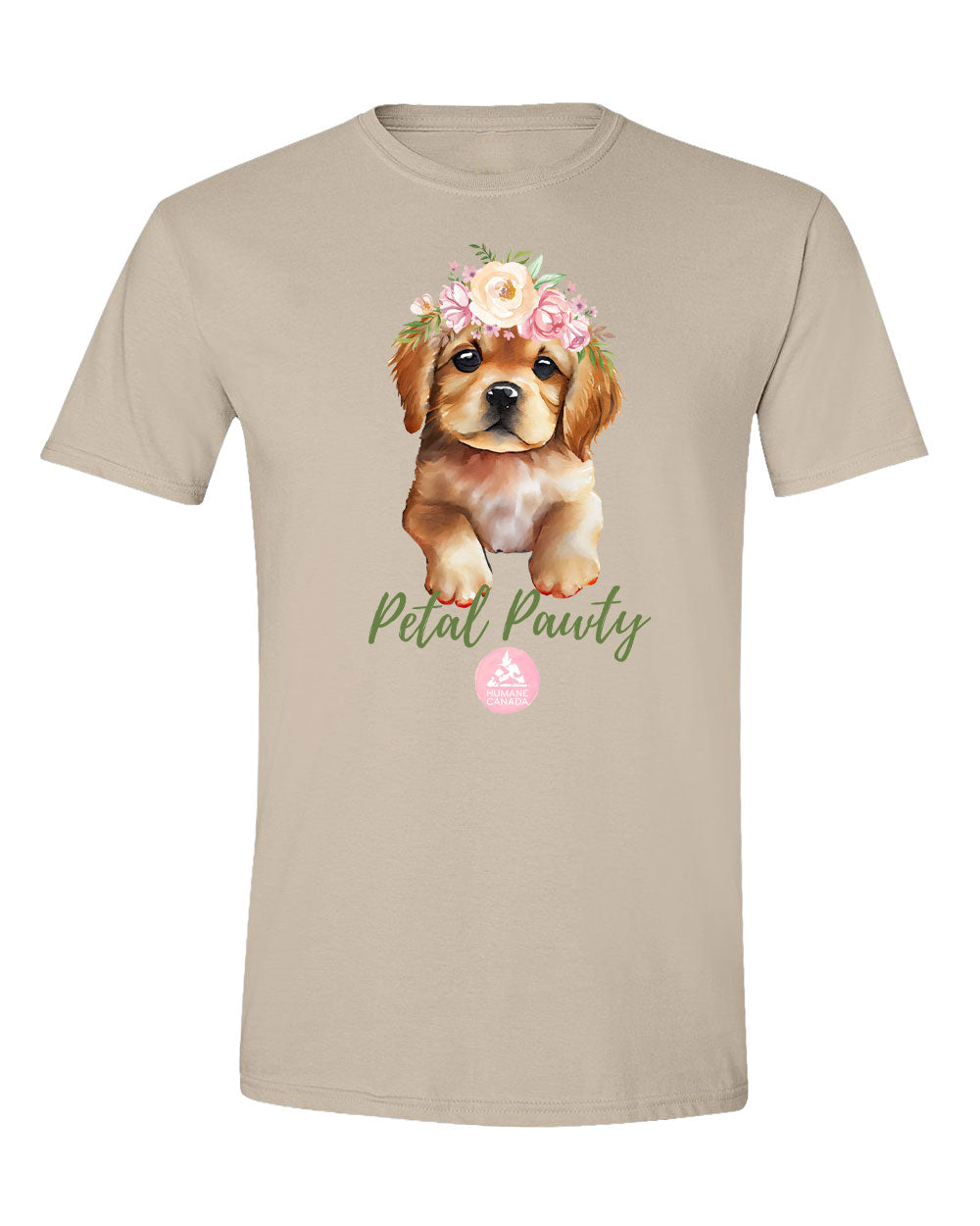Petal Pawty Puppy - Crewneck Unisex T-shirt