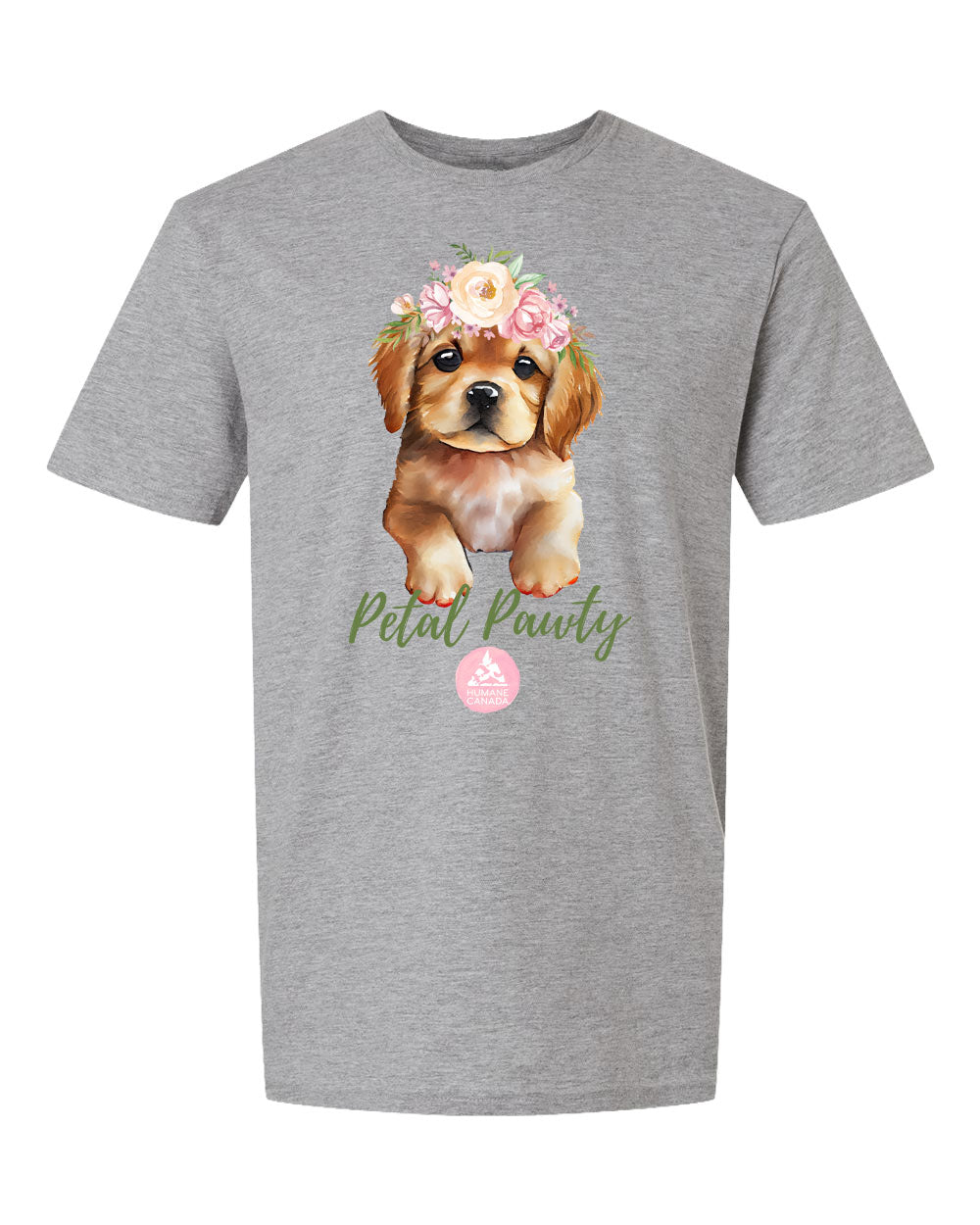 Petal Pawty Puppy - Crewneck Unisex T-shirt