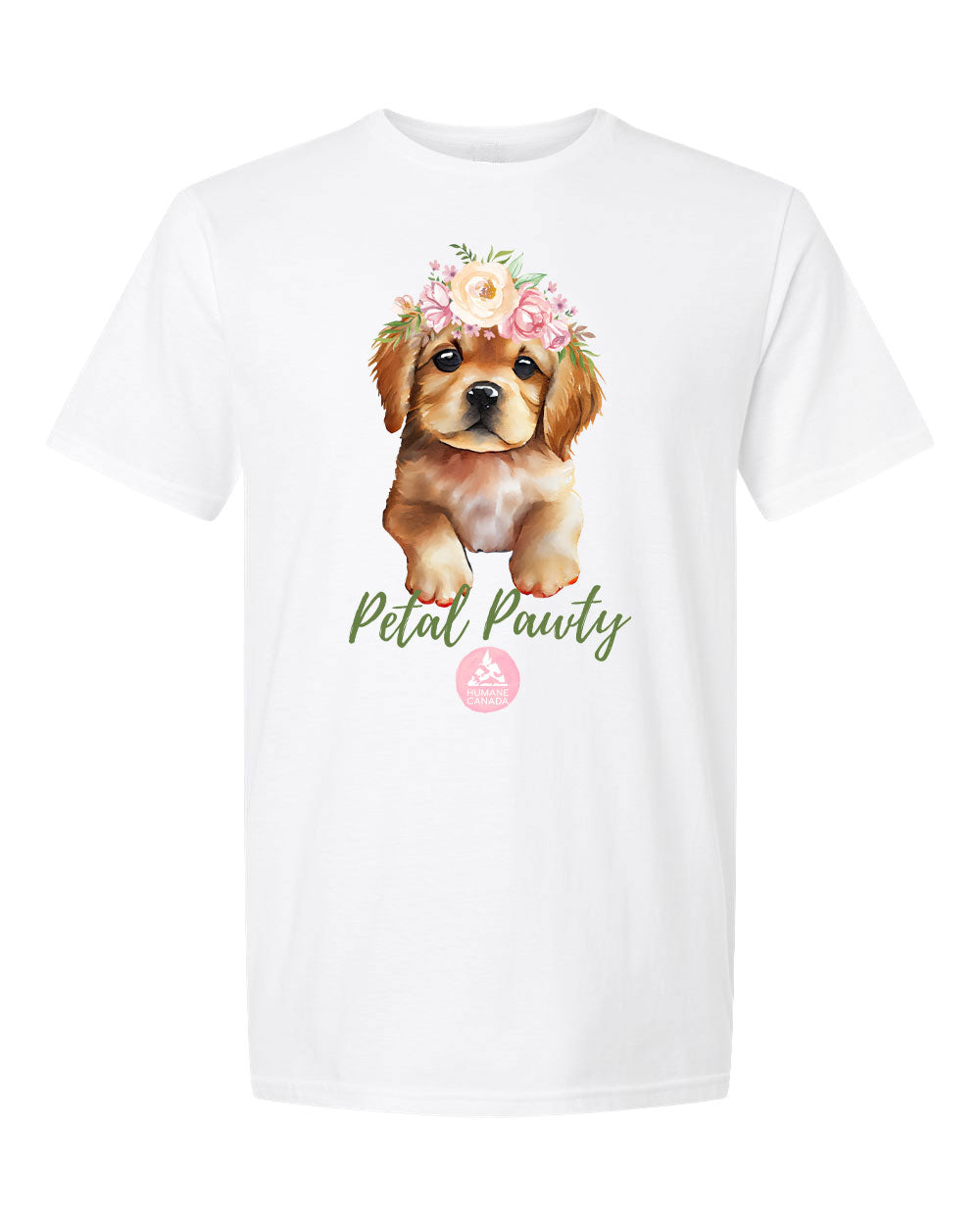 Petal Pawty Puppy - Crewneck Unisex T-shirt