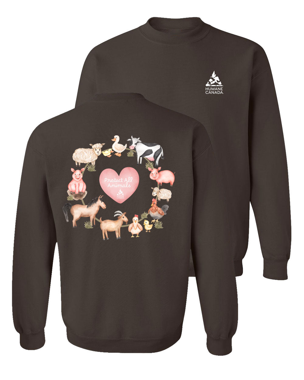 Protect All Farm Animals - Crewneck Sweatshirt