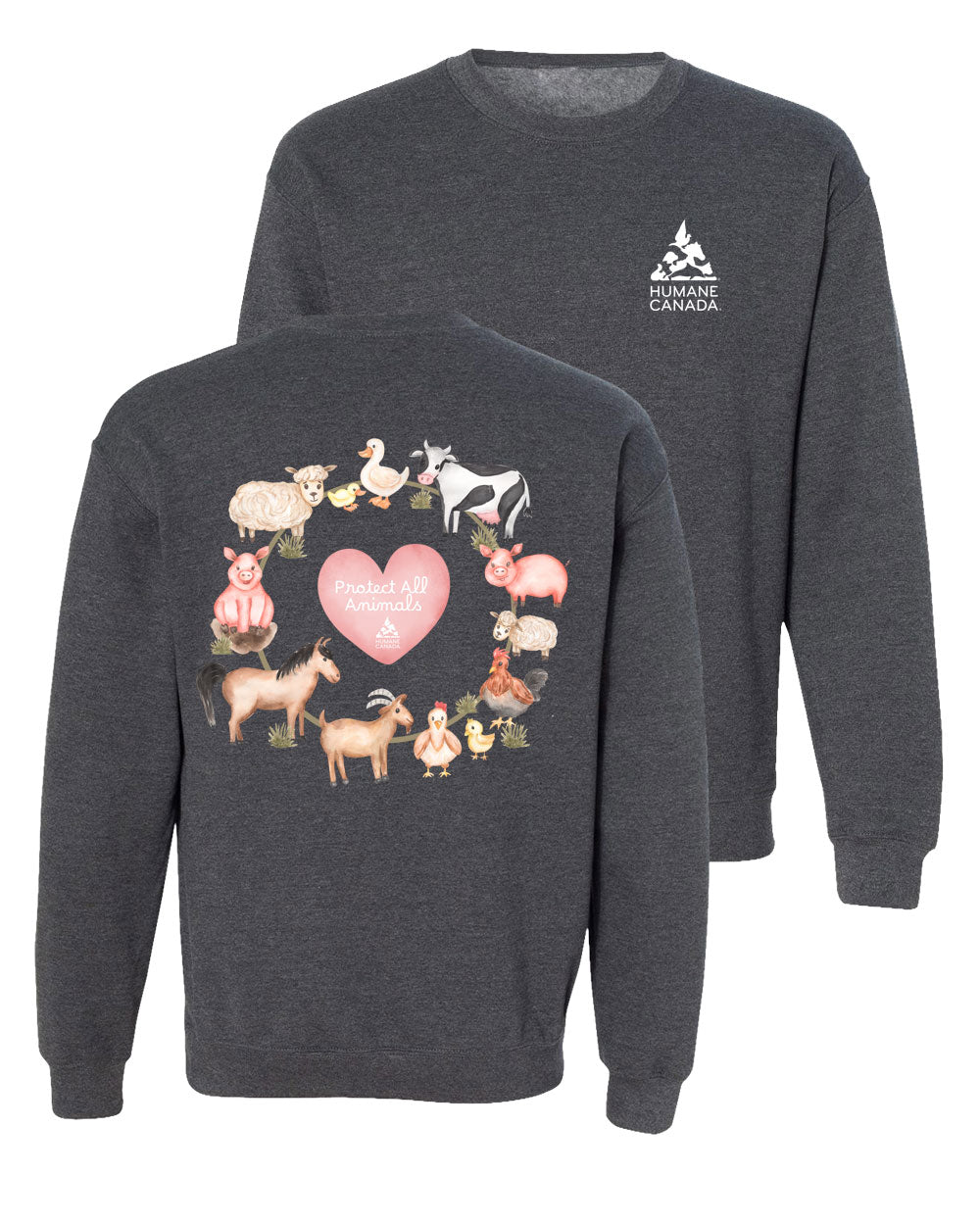 Protect All Farm Animals - Crewneck Sweatshirt