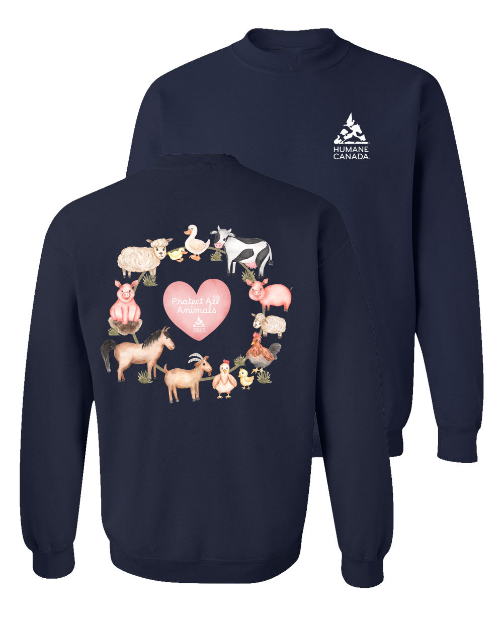 Protect All Farm Animals - Crewneck Sweatshirt