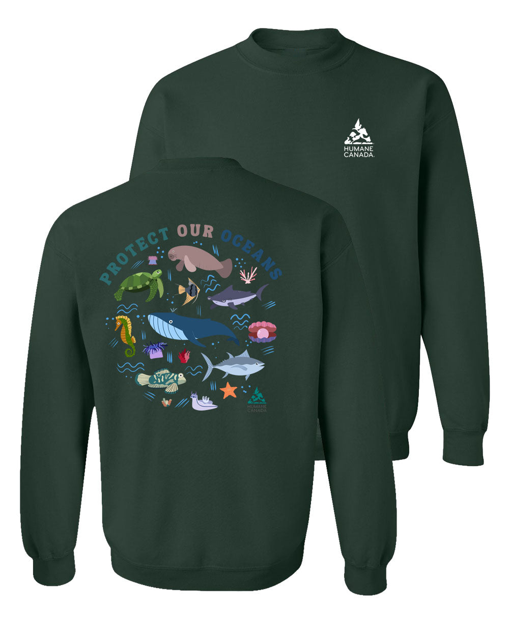 Protect Our Oceans - Crewneck Sweatshirt