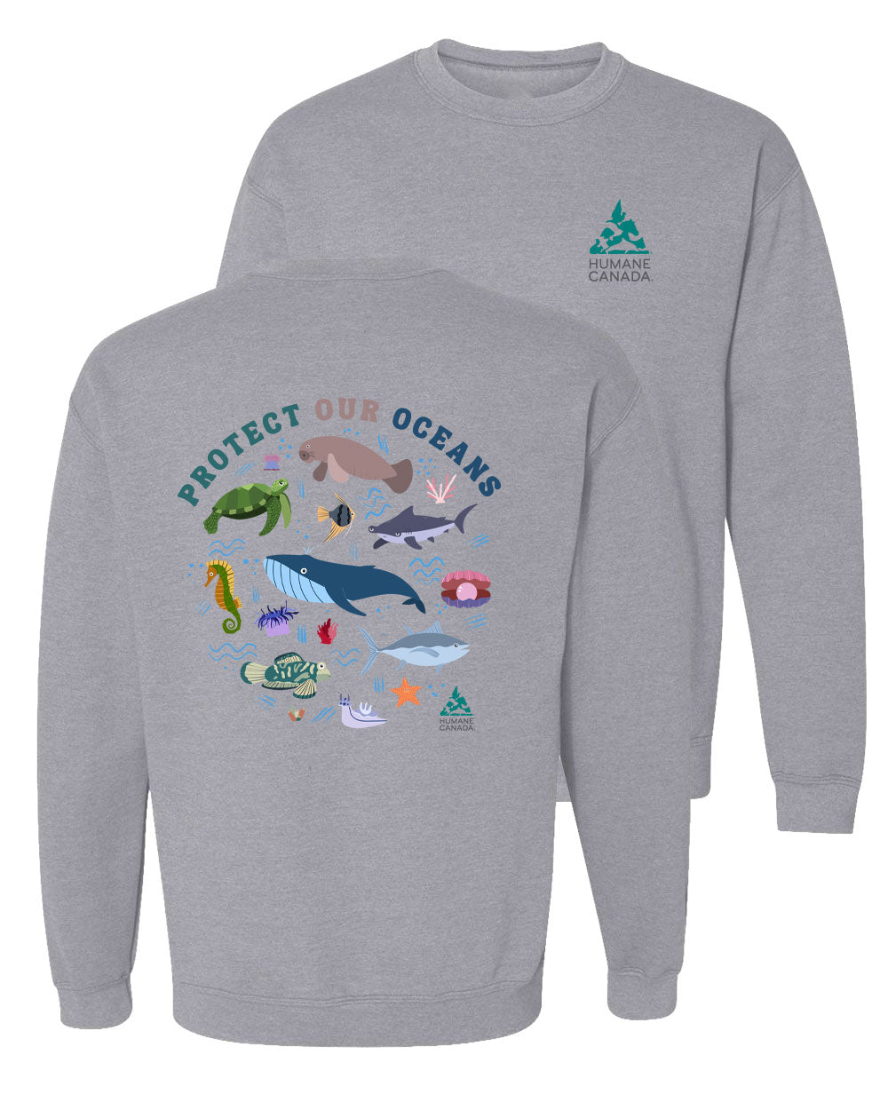 Protect Our Oceans - Crewneck Sweatshirt