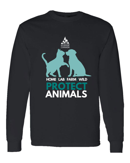 Protect Animals Dog Cat - Long Sleeve T-shirt